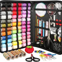 Sac et boîte de rangement rectangulaires portables A3599 personnalisés pour couture, kit de couture de voyage et de maison, ensemble combiné, modèle