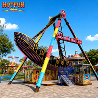 24-Sitziges Luna Park Piratenschiff Outdoor Elektrisches Piratenschiff-Fahrgeschäft für Große Vergnügungspark-Projekte