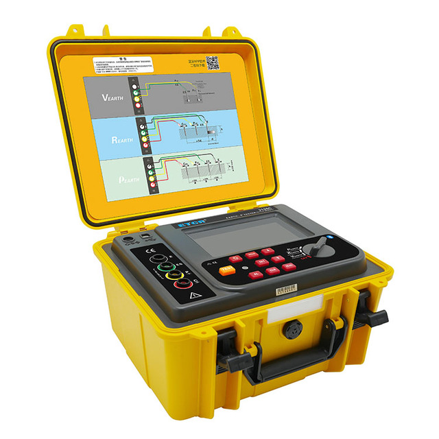 ETCR3100C New Earth Resistance Tester Soil Resistivity Tester Digital Earth Ground Resistance Meter