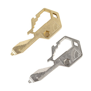 เครื่องมืออเนกประสงค์ 24-in-1 ทำจากโลหะผสมสังกะสี ไขควง ที่เปิดขวด พวงกุญแจ ชุดเครื่องมือขนาดเล็กแบบสร้างสรรค์ ชุดอุปกรณ์ไวน์ - Product Image 2