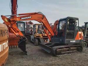 Mini-pelleuse hydraulique sur chenilles d'occasion Doosan DH55 DH60 DX55 DX75, 5 tonnes, 6 tonnes - Product Image 4