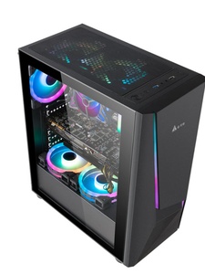 Jinhetian Phantom 2 ATX Trường hợp với fan phía trước dẫn ánh sáng Dải Thiết kế chơi game trường hợp máy tính đầy đủ cho phiên bản trong suốt - Product Image 3