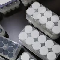 Poudre de peptides GHK-Cu de cuivre lyophilisée, pureté 99%, qualité stable, matière première cosmétique, 50mg, directement de l'usine
