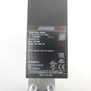 SINAMICS S120 โมดูลมอเตอร์เฟสเดียวสามเฟส 6SL3120-1TE21-8AA4 ตัวแปลงความถี่พร้อมระบบควบคุม - Product Image 6