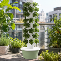 Système de plantation hydroponique en colonne pour plantes de serre, système de jardinage vertical hydroponique en tour pour la plantation de fleurs