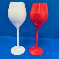 Verre à vin réutilisable en plastique personnalisé de 130 ml pour vin rouge, idéal pour les fêtes et la restauration (vente en gros)