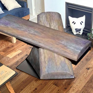 Handcrafted Carved Dyed <b>Bone</b> <b>Knife</b> <b>Handle</b> Scales Eco-Friendly Natural Craft Custom Size Folk Art Love Design - Product Image 3