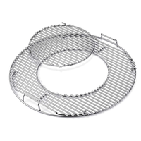 Grilles à charbon de bois Barbecue en acier inoxydable Grille de cuisson en maille pour l'extérieur