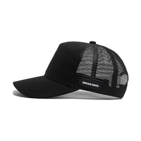 Casquette de camionneur unisexe personnalisée de haute qualité en popeline Dobby, style Oxford sportif, imperméable et flottante, à 7 panneaux en tissu éponge avec visière en PVC