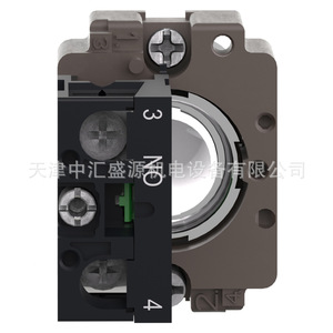 XB2 <strong>Push</strong>-<strong>button</strong> <strong>Switch</strong> 2BA11C White Flat-head <strong>Button</strong> 1 Normally Open ZB21C+2BZ101C - Product Image 4