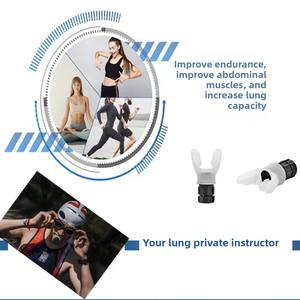 Entrenador de Respiración Portátil de Silicona y ABS al por Mayor para Ejercicios de Capacidad Pulmonar Transfronterizos para la Mejora de la Función en EPOC - Product Image 3