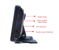 Marca personalizada inalámbrica CarPlay Monitor IPS pantalla Android Auto Touch WIFI FM BT 5,0 cámara de visión trasera reproductor Multimedia AUX