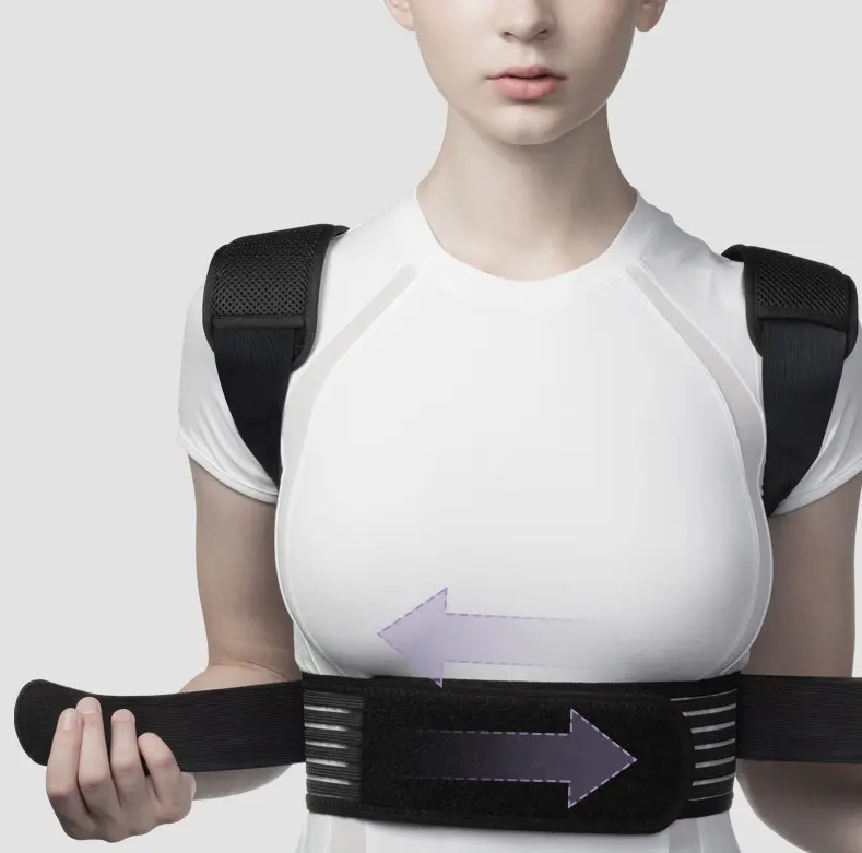 Relief pain brace improve bad posture adjustable back support posture corrector for men women daily wear