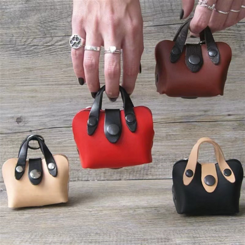 dog waste bag leather