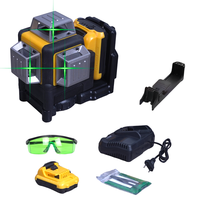 Niveau laser multifonctionnel portable pour utilisation en extérieur avec une luminosité élevée, spécialement conçu pour les chantiers de construction