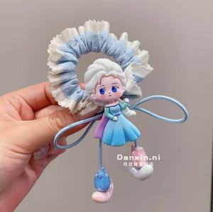 Barrettes à cheveux de princesse de dessins animés préférées des enfants, mignonnes, pour <span class=keywords><strong>chignon</strong></span>, <span class=keywords><strong>avec</strong></span> nœud et emballage personnalisé en carton - Product Image 6