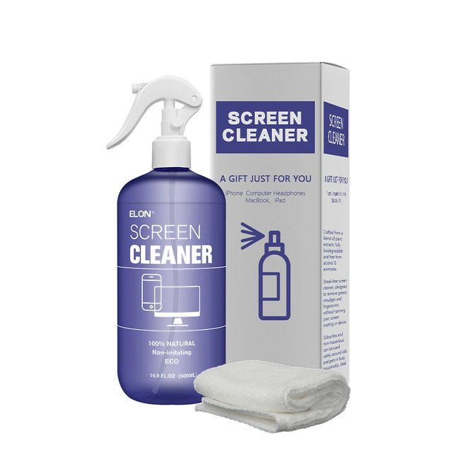 Best for LED & LCD TV Computer Monitor Laptop and iPad Screens Cleaner Kit Big Size 16.9 Ounce Cleaner Spray