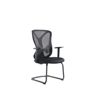 Chaise de bureau ergonomique moderne JOHOOFURNITURE avec base cantilever, dossier en maille, coussin épais confortable pour bureau à domicile et direction