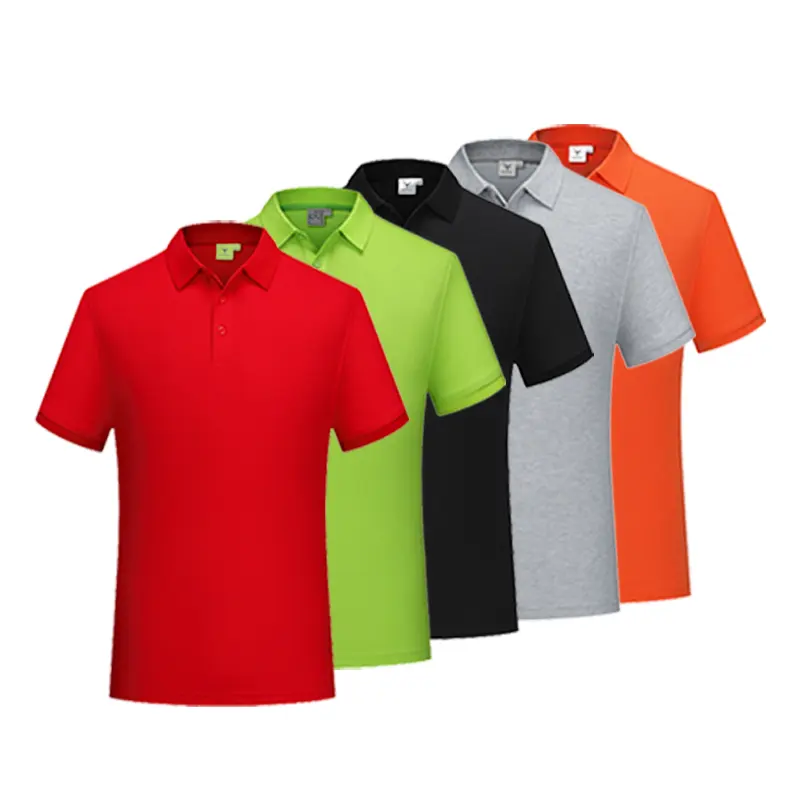 पोलो शर्ट आदमी के लिए कस्टम डिजाइन अपने अपने लोगो के साथ पोलो टी लघु आस्तीन पोलो शर्ट