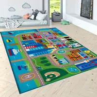 מותאם אישית ילדי ילדים לשחק מחצלת נוף עירוני אזור שטיח
