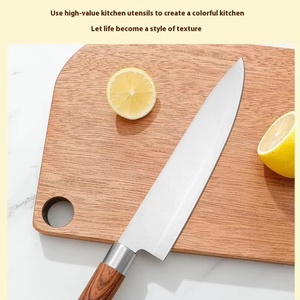 Hot Selling Stainless Steel <b>Knife</b> <b>Set</b> Kitchen Chef <b>Knives</b> Scissor Peeler Kitchen <b>Knife</b> & Accessories with Wood Grain Handle - Product Image 5