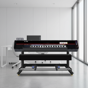 SunikaエコソルベントインクジェットプリンターI3200プリントヘッド高解像度4800 DPIロールツーロール全自動バナー/ラベル印刷機 - Product Image 1