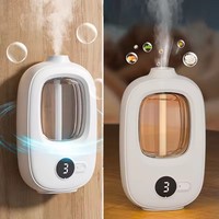 Diffuseur mural intelligent d'aromathérapie avec écran, purificateur d'air, 6 parfums, désodorisant pour voiture, maison et salle de bain