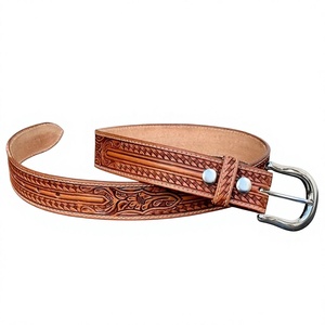 Ceinture rectangulaire en cuir de vachette de style européen vintage BS INTERNATIONAL, boucle en acier, imperméable, écologique, robuste, qualité supérieure - Product Image 6