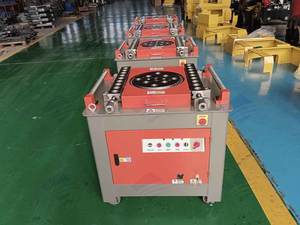 Dobladora de Barras de Acero Inoxidable y Acero al Carbono Automática, Máquina Dobladora de Barras de Dirección con Motor de 3kW 220V/380V para Construcción - Product Image 4