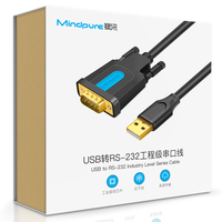 Câble adaptateur série USB vers RS232 industriel, puce double FTDI FT232RL, DB9 mâle, 921,6 Kbps, prise en charge COM pour CNC PLC Windows Linux