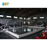 Tente de piscine gonflable rétractable personnalisée, bâche d'hiver, dôme à bulles, gonflable