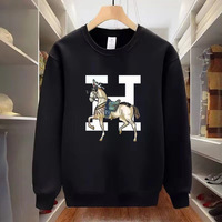 Nouveau pull à capuche à col rond et manches longues 2027, pull à capuche polyvalent et décontracté.
