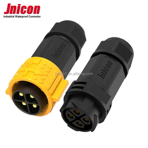 4 Pin Электрический кабельный разъем M25 IP67 водонепроницаемый разъем питания 2 3 5 6 8 Pin Кабельный разъем Push Locking - Product Image 2