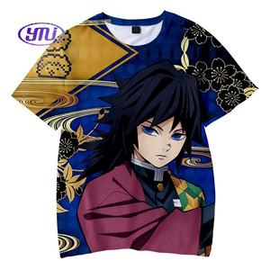 T-Shirt Estiva Casual con Stampa 3D <span class=keywords><strong>Anime</strong></span> <span class=keywords><strong>Demon</strong></span> <span class=keywords><strong>Slayer</strong></span>, Collo Tondo, Manica Corta, Abbigliamento per Uomo <span class=keywords><strong>e</strong></span> Donna - Product Image 3