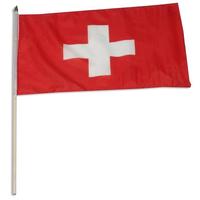 Drapeau bannière en polyester imprimé de la Suisse, nouvelle collection, vente en gros, 3x5 pieds