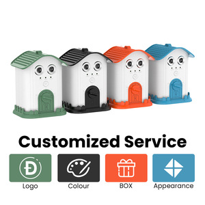 Ultrasonic Dog Repeller Outdoor Anti-Barking Training Device Automatic <b>Bark</b> <b>Control</b> Green ABS Material - Product Image 5