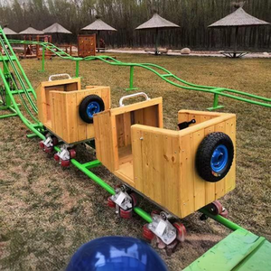 Montaña Rusa sin Motor para Niños a un Precio Económico, Equipo de Parque de Atracciones Familiar Impulsado por Fuerza Humana para Patios Traseros, Disponible Ahora en Stock - Product Image 4