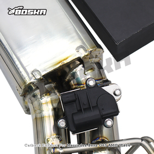 Échappement Catback sur mesure pour Mercedes-Benz G63 AMG W463A/W464 4.0T 2019-2023 Boska Titane poli avec commande de soupape intelligente - Product Image 4