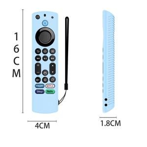 Cho Amazon thương hiệu TV Omni serise/lửa TV 4 Serie từ xa Silicone sốc bằng chứng trường hợp đối với Frie TV Alexa bằng giọng nói từ xa beschermhoes - Product Image 6
