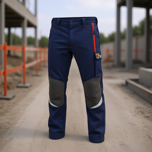 Pantalones de Trabajo Azules Talla XS con Refuerzo de Seguridad en las Rodillas - Product Image 3