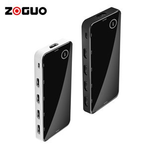 Nhà máy bán buôn cho HDMI 2.0b phiên bản 4K 60Hz HDR tự động điện áp <span class=keywords><strong>Switcher</strong></span> 80 gam hợp kim nhôm đen âm thanh <span class=keywords><strong>video</strong></span> phụ kiện - Product Image 2