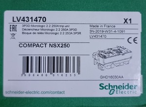 New and Original LV43147 3P3D <strong>Micrologic</strong> <strong>2</strong> <strong>2</strong> 250A Trip unit Brand New Stock in Warehouse - Product Image 1