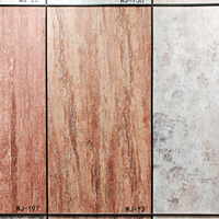 Carreaux de céramique en porcelaine, panneaux de pierre souple autocollants colorés, revêtements muraux flexibles pour villas MCM, sols extérieurs