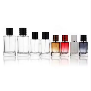 Cylinder Glass <b>Perfume</b> <b>Bottle</b> With Screw Cap Clear Body 30ml 50ml 100ml Empty Fragrance Container Industrial Use - Product Image 5