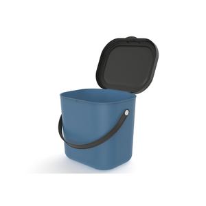 ถังขยะ Rotho รุ่น Albula ขนาด 10 ลิตร พร้อมฝาปิดและหูหิ้ว สำหรับใช้ในครัว - Product Image 1