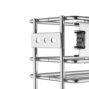 Étagère à épices Panier de cuisine à double niveau pour assaisonnement Tiroirs de rangement Solutions de rangement de cuisine <span class=keywords><strong>en</strong></span> métal - Product Image 2