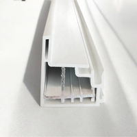 Profils de fenêtres et de portes en plastique pour extérieur, design moderne et durable, profil d'extrusion UPVC, garantie d'un an, service après-vente pour Bwhome