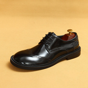 Wholesale high-quality genuine leather <b>pointed</b>-<b>toe</b> business casual waterproof men's shoes suitable for formal occasions - Product Image 5