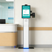 Kiosque de commande et de paiement à écran tactile de conception modulaire avec imprimante, scanner et terminal, kiosque de commande automatique pour la restauration rapide