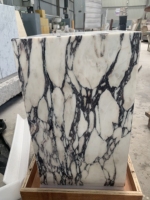 Table d'appoint en marbre Calacatta Viola